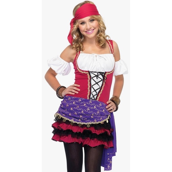 Leg Avenue Juniors Crystal Ball Gypsy Costume - Picture 2 of 7